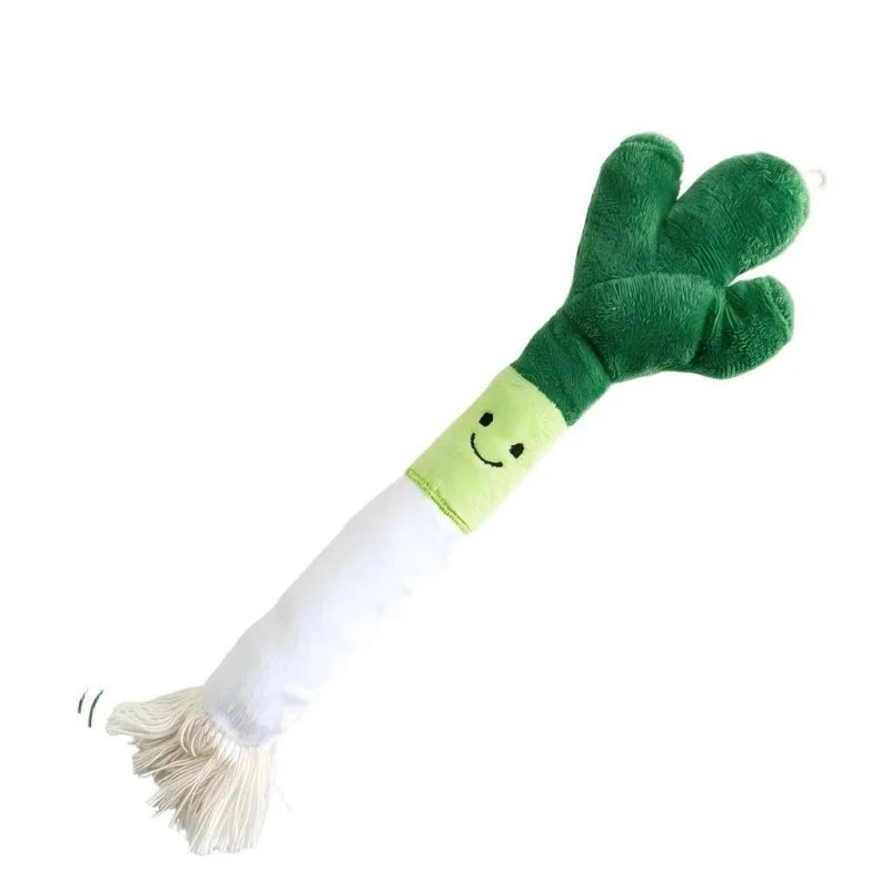 Squeaky Plush Spring Onion Toy