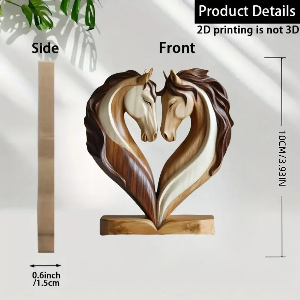Wooden Cat & Dog Silhouette Ornament