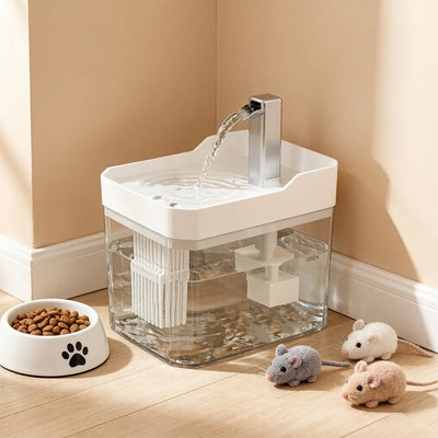 Clear Cat Water Fountain, 1.5 L
