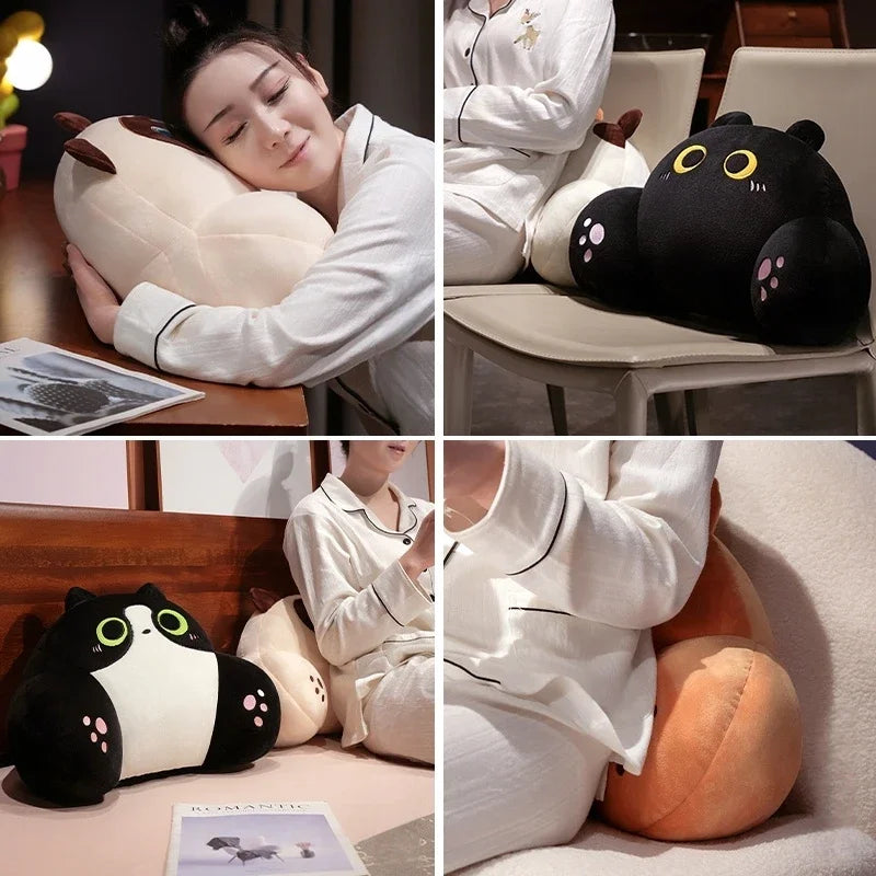 Cat Shaped Back Cushion