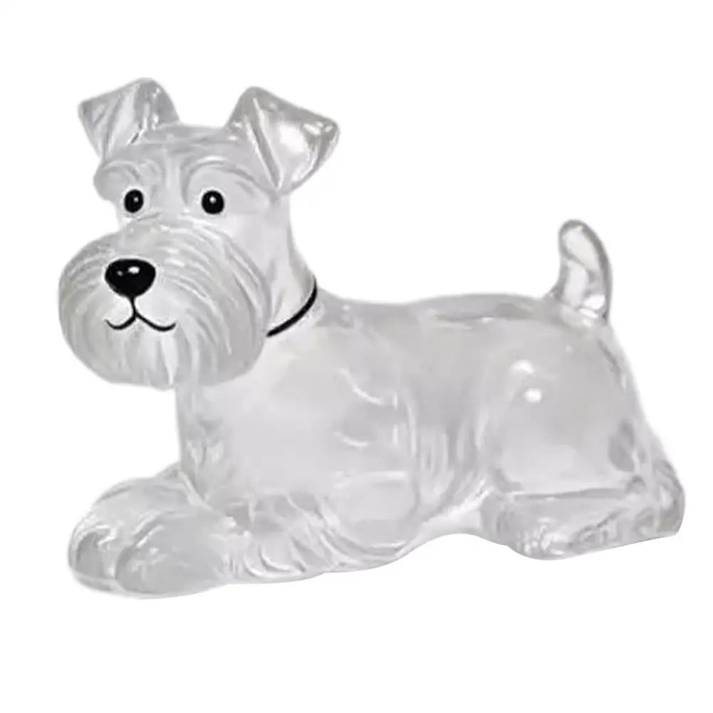 Dog Shaped Fur Keepsake Keyring