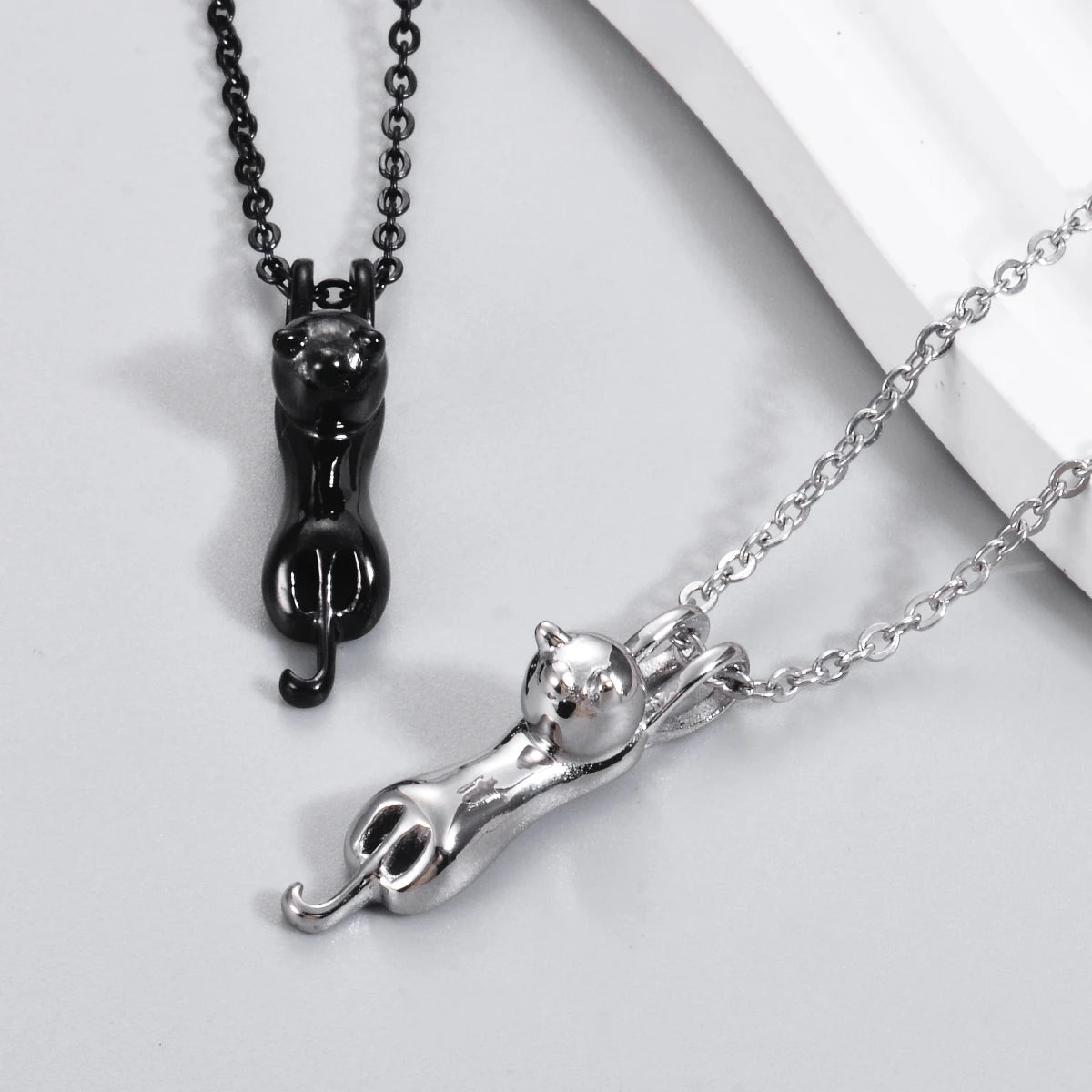 Black Cat Keepsake Urn Pendant