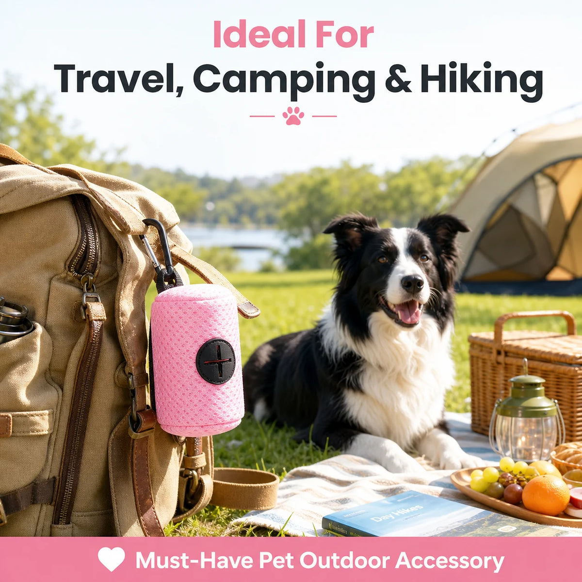 Clip-On Poop Bag Holder