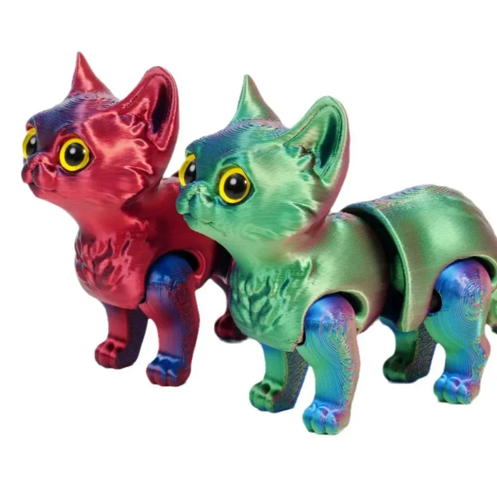Wiggly Tail Cat Ornament