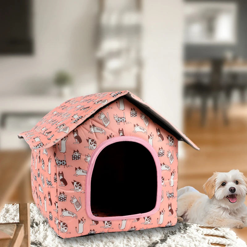 Foldable Printed Pet House