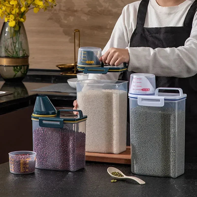 Airtight Pet Food Storage Container with Scoop