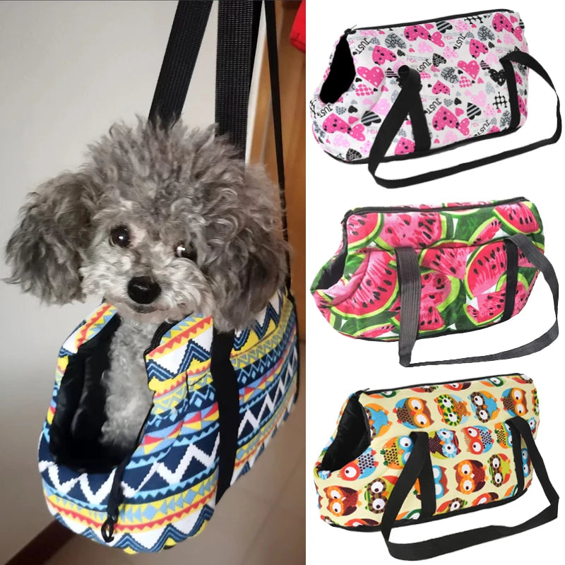 Watermelon Print Pet Carrier Tote
