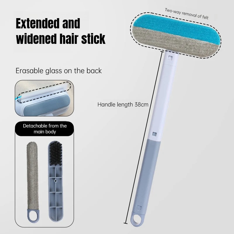 Long-Handled Pet Hair Remover for Carpets