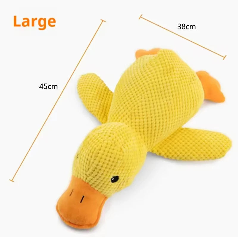 Squeaky Plush Duck Dog Toy - Large Duck