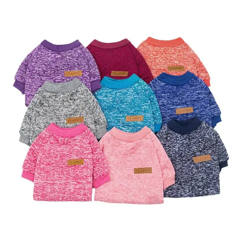 Warm Sweatshirt Jacket for Small Dogs