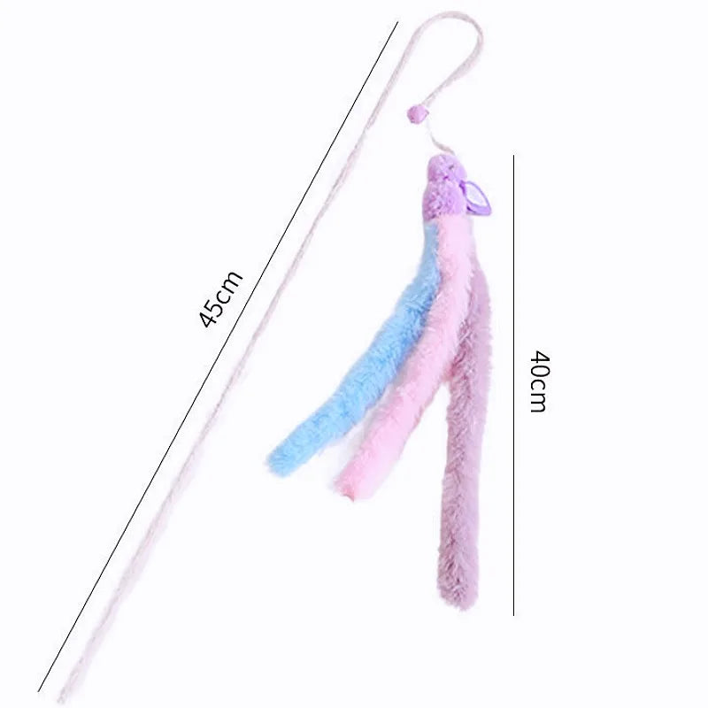 Fluffy Tassel Cat Wand