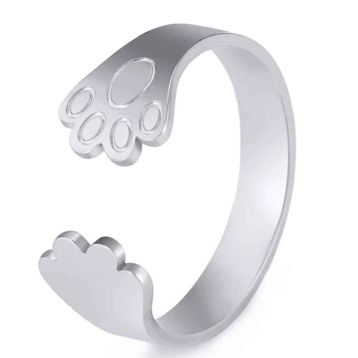 Paw Print Adjustable Ring