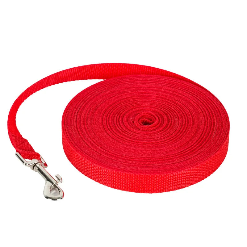 Long Training Dog Lead, 1.5 to 30 m - Red / 1.5 m(5ft)