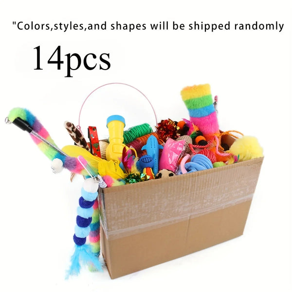 Cat Toy Variety Pack, 14 Pieces