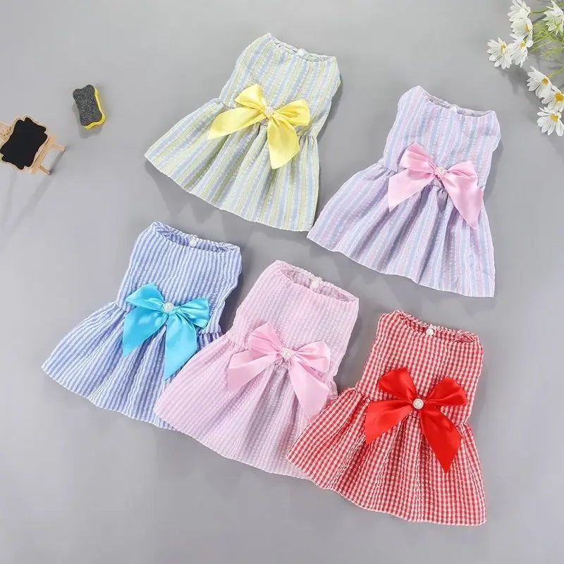 Bow Princess Dress for Small Dogs