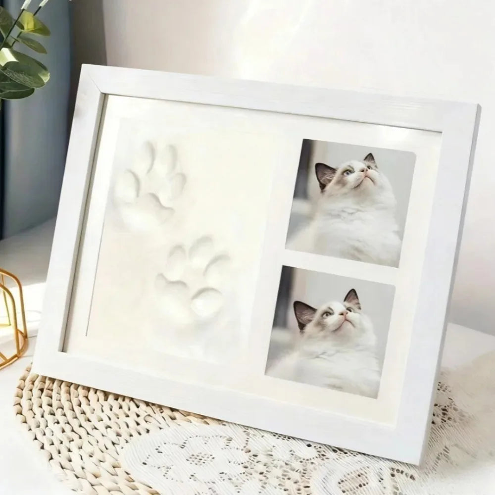 Clay Paw Print Photo Frame Kit