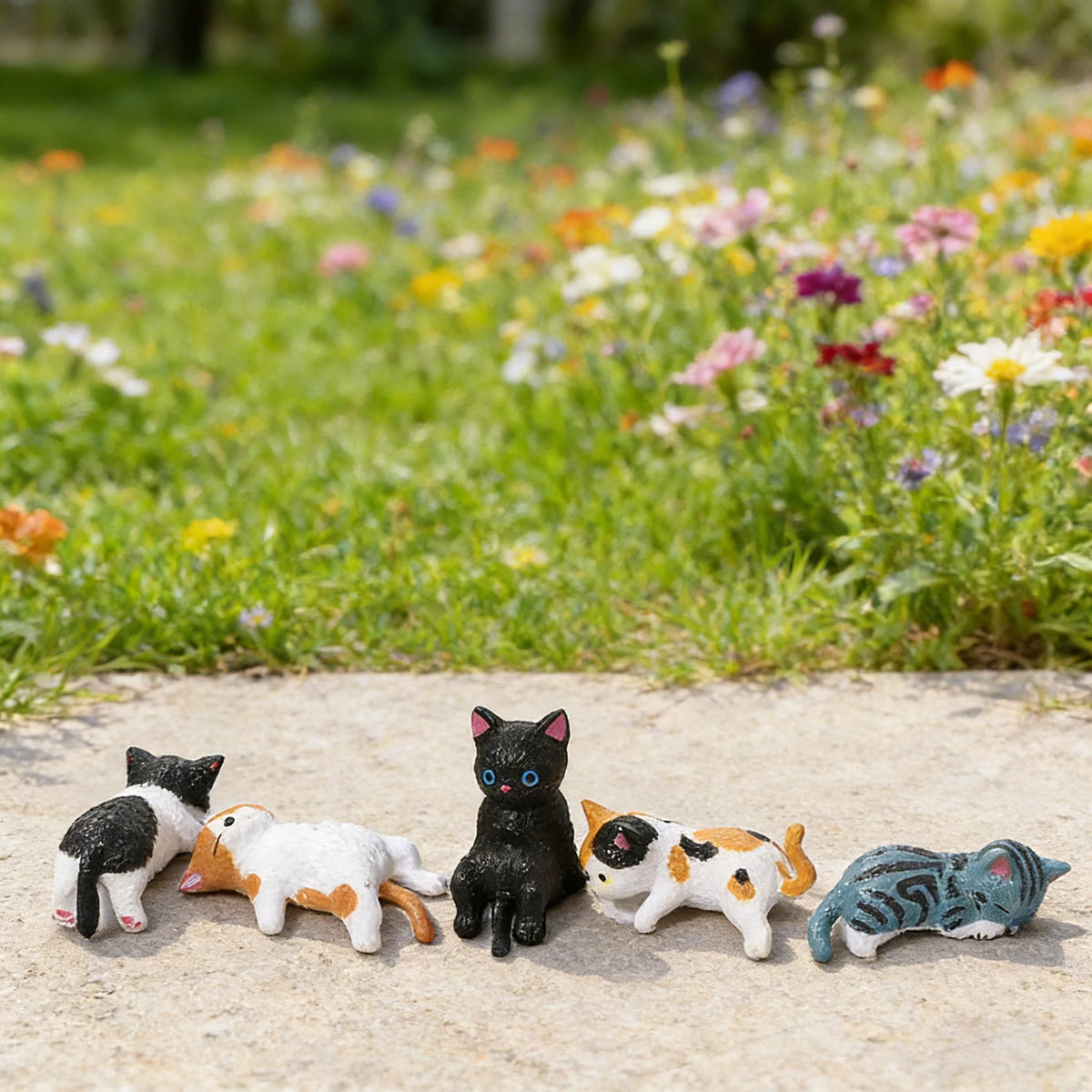 Mini Healing Cat Figurines