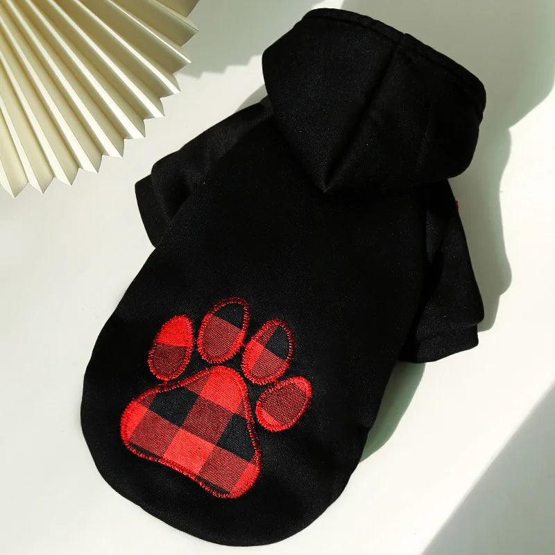 Reversible Plaid Dog Coat - Black Foot / XS (0.5 to 2 kg)