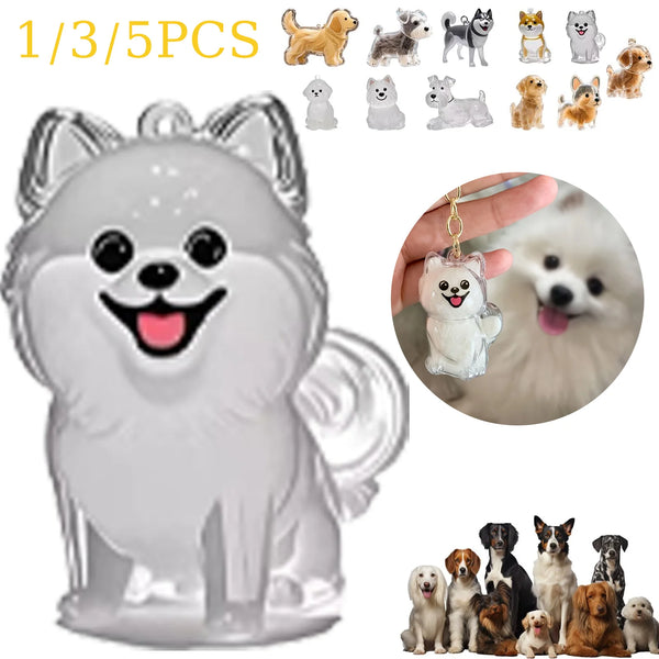 Hanging Resin Fur Keepsake Charm
