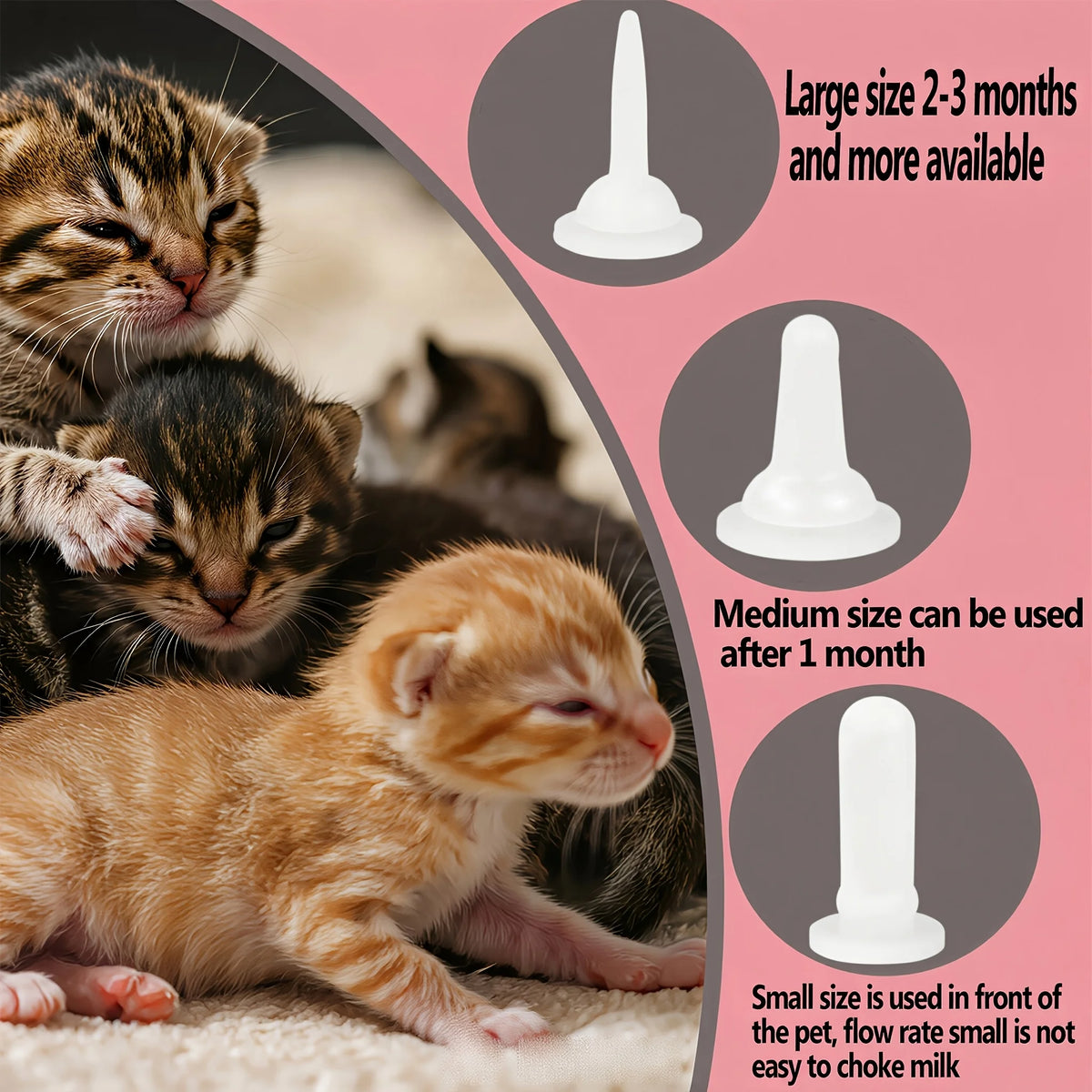 Puppy and Kitten Feeding Bottle, 60 ml