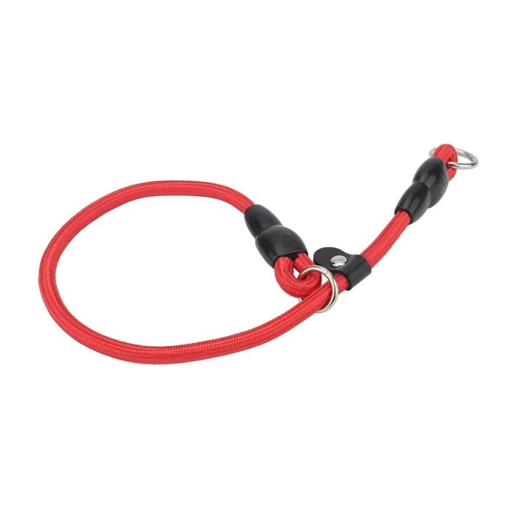 Rope Slip Collar with Stopper - Red / M