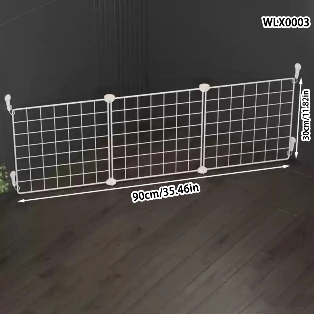 Wire Panel Puppy Pen - Straight, 90 cm
