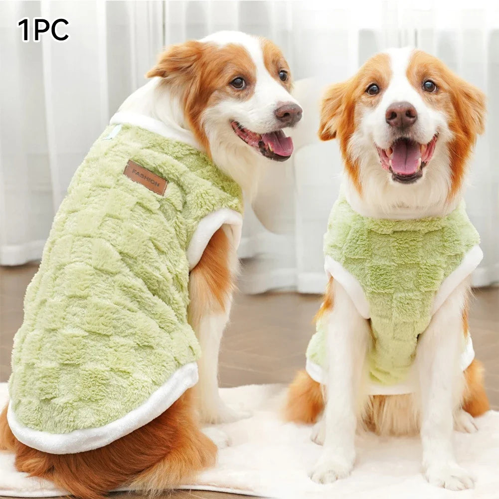 Quilted Fleece Jumper, Sizes S to 8XL - Green / S
