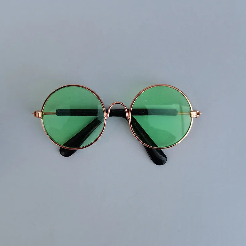 Round Pet Sunglasses - Green