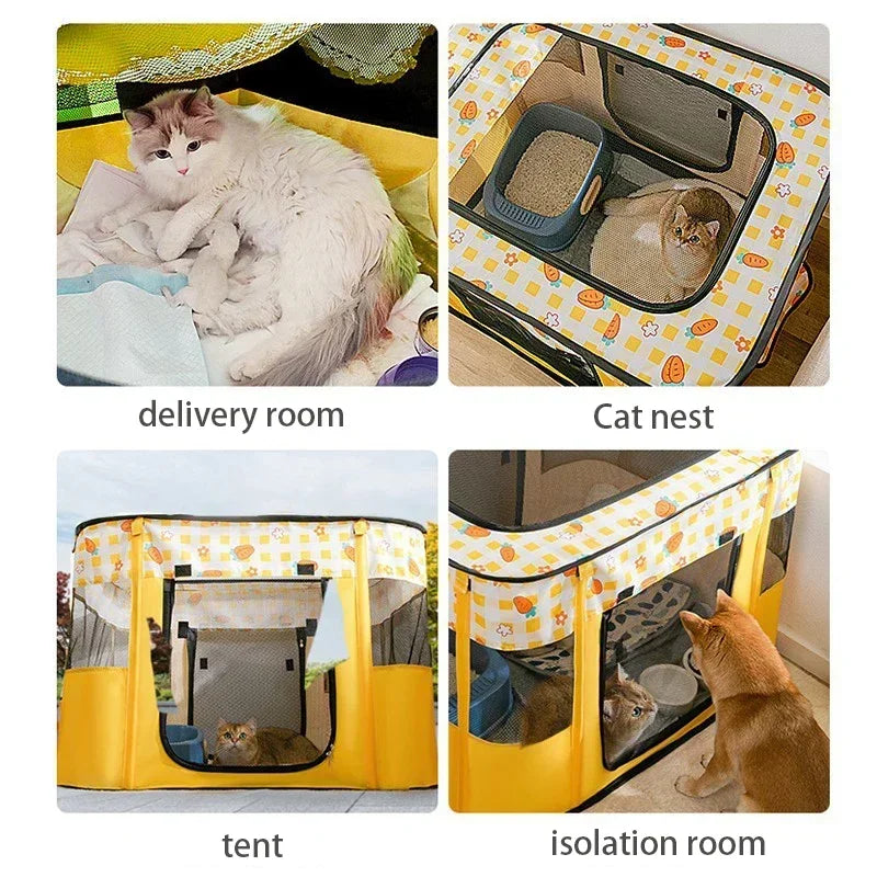 Pop-Up Pet Playpen House