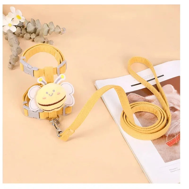 Bee Harness and Lead Set for Cats