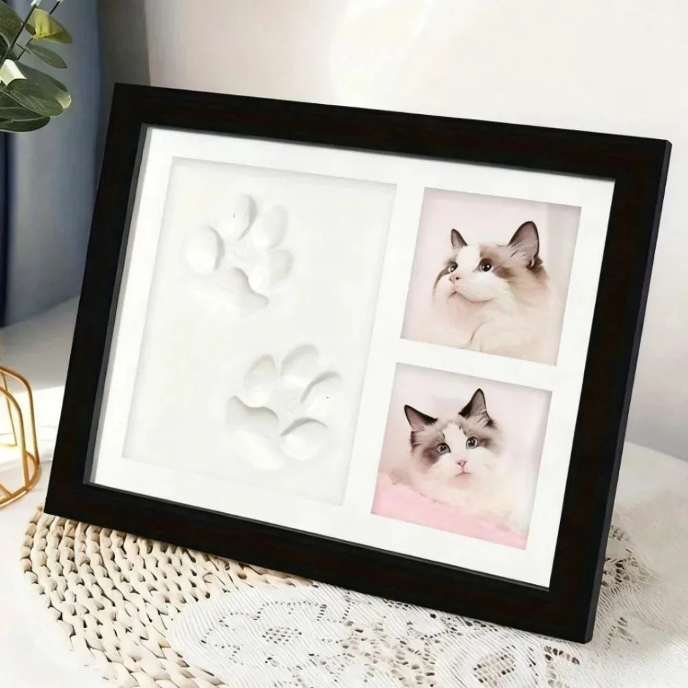 Clay Paw Print Photo Frame Kit