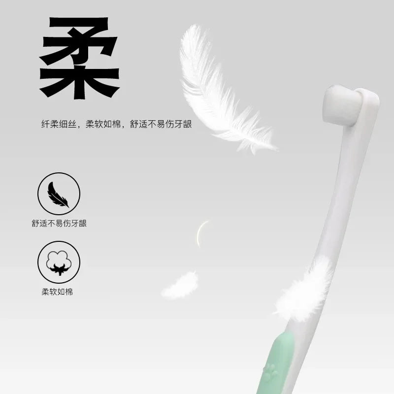 Small Round-Head Toothbrush for Pets