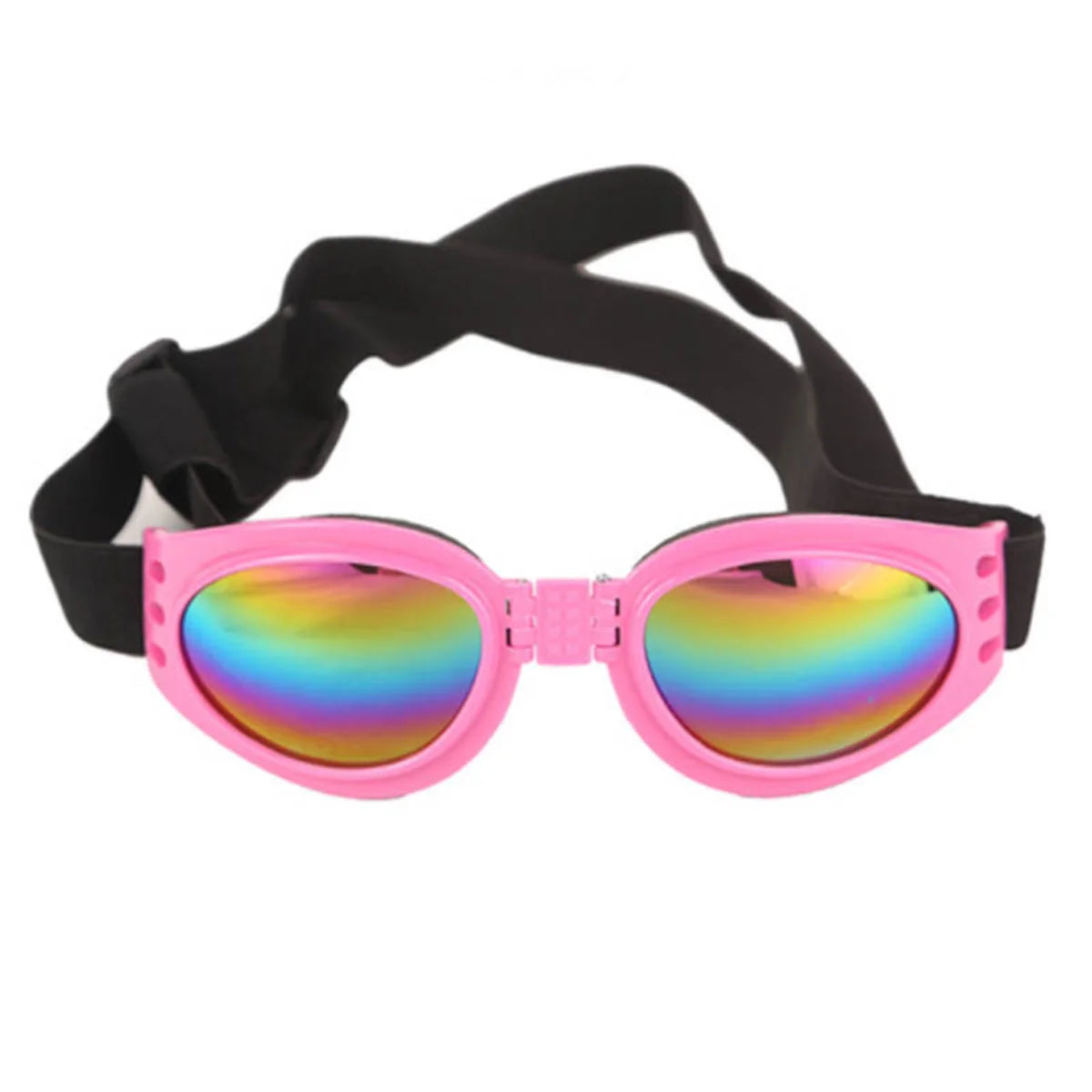Foldable Retro Sunglasses for Dogs - Pink