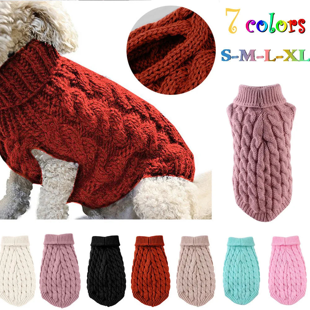 Cable Knit Jumper for Small Dogs