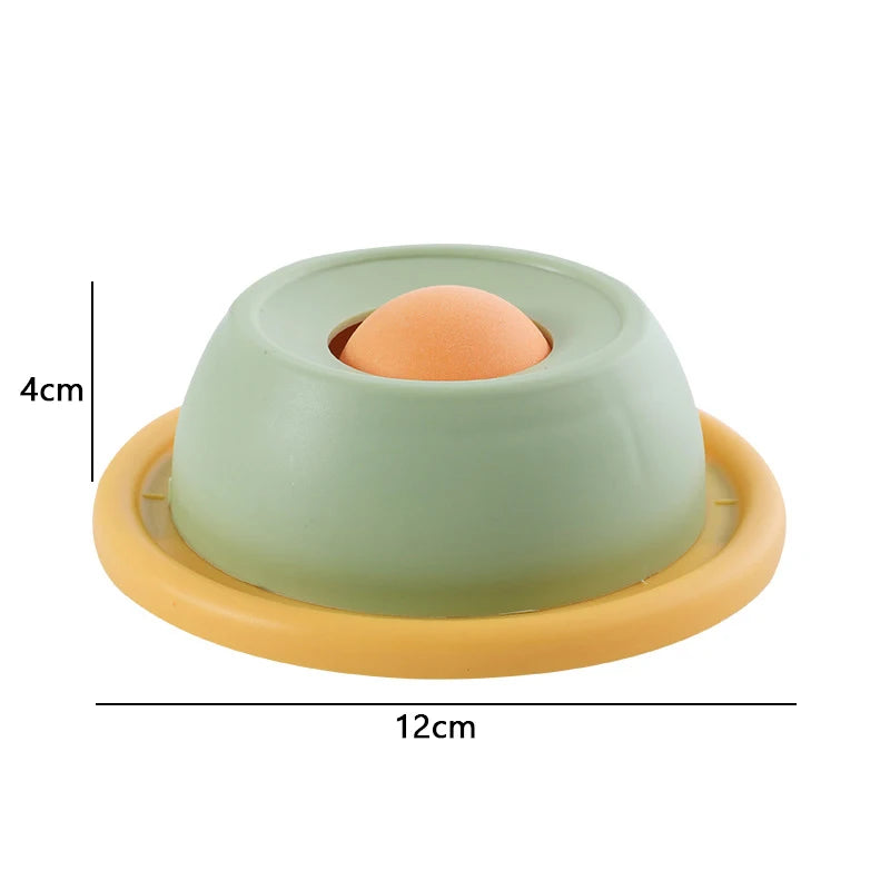 Rotating Lick Bowl for Cats - Green
