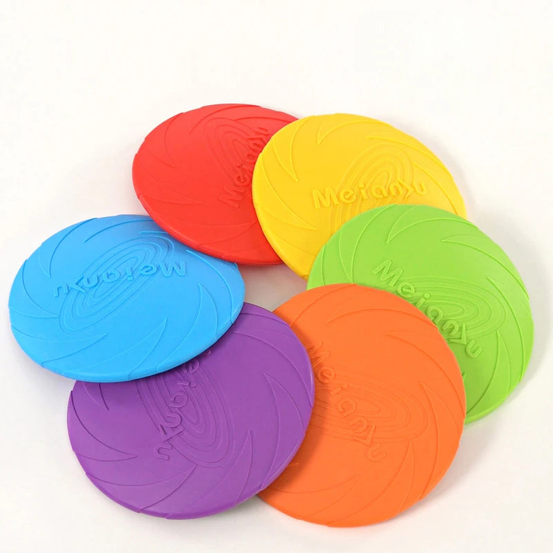 Soft Rubber Flying Disc for Dogs