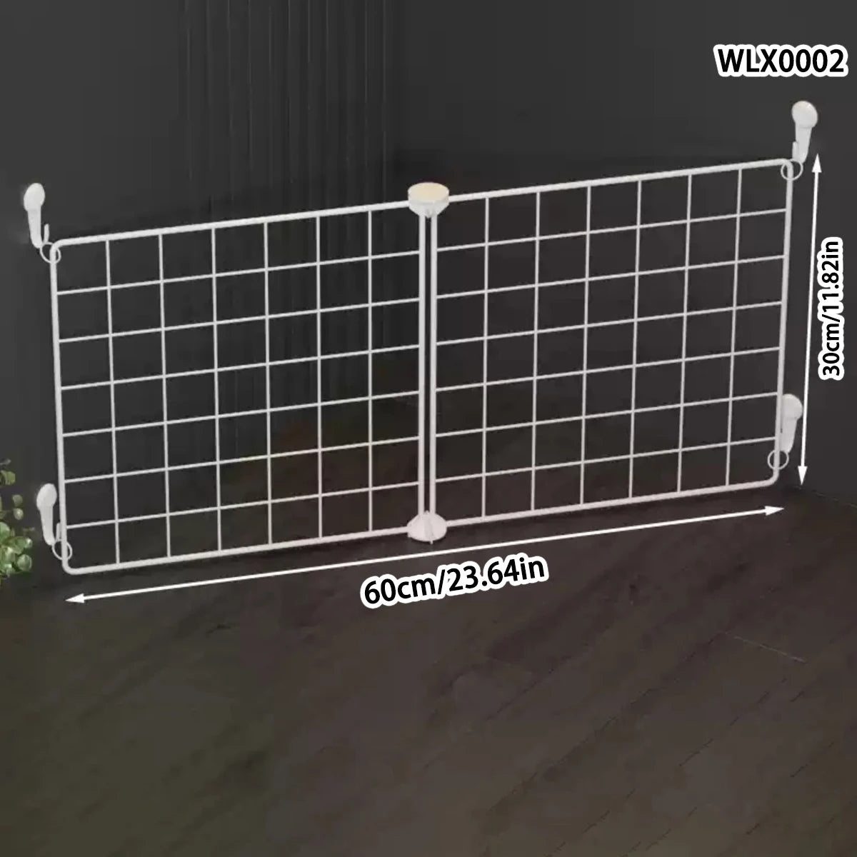 Wire Panel Puppy Pen - Straight, 60 cm