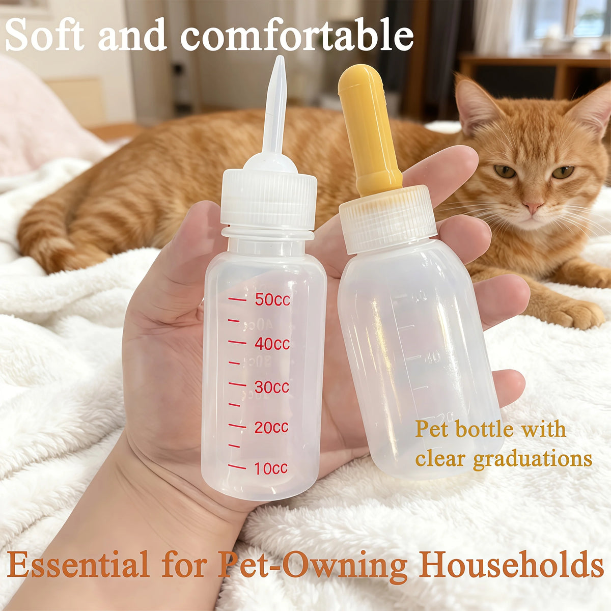 Puppy and Kitten Feeding Bottle, 60 ml