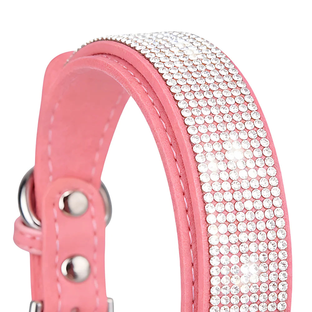 Sparkly Rhinestone Collar for Dogs and Cats