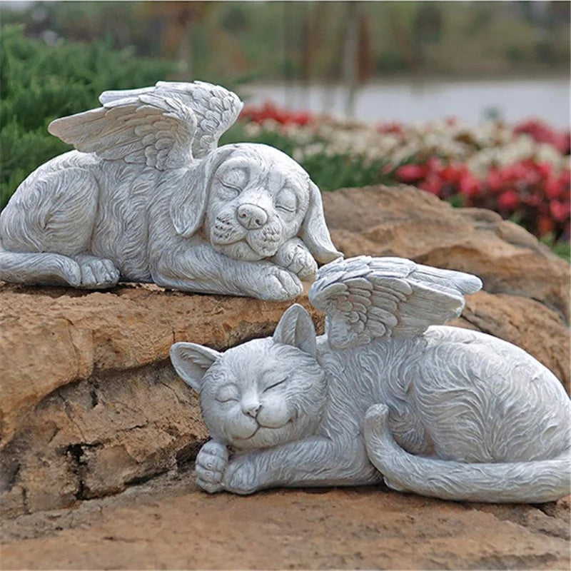 Angel Pet Garden Memorial Statue