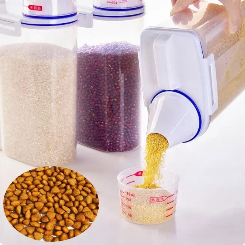 Airtight Pet Food Storage Container with Scoop
