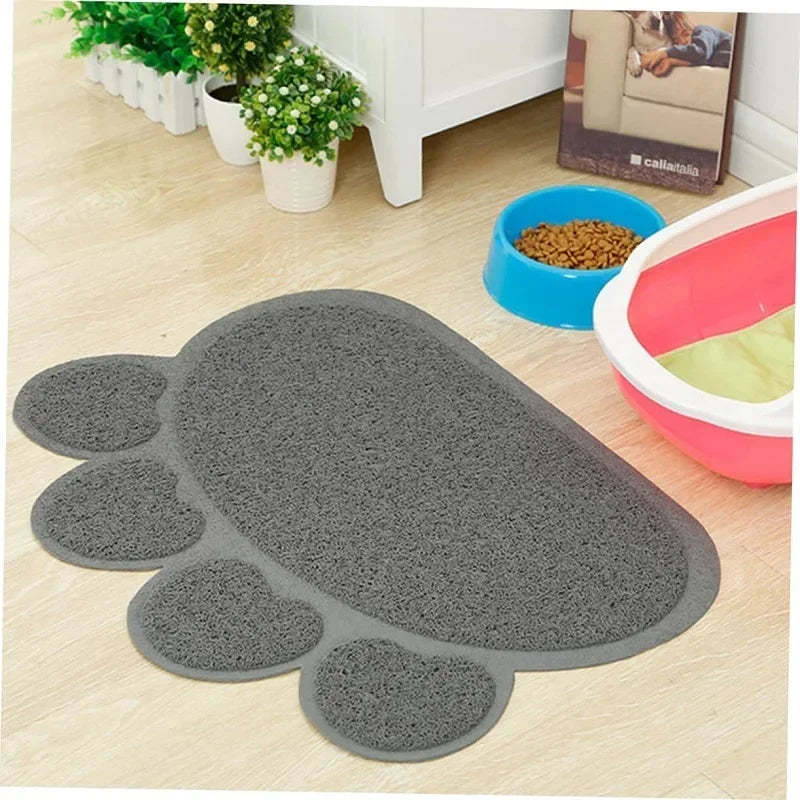 Paw-Shaped Litter Mat