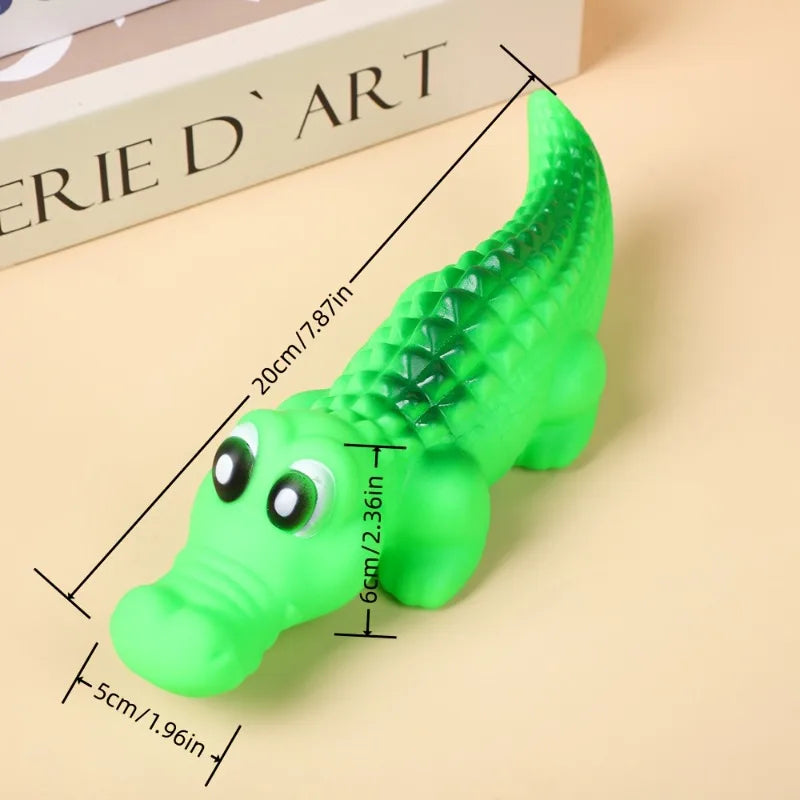 Latex Crocodile Squeaky Toy