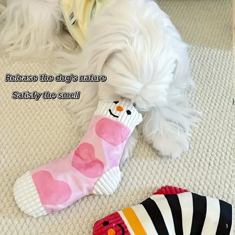 Fuzzy Sock Dog Toy