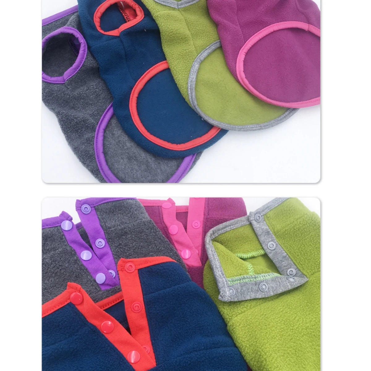 Soft Fleece Vest for Small Dogs and Cats