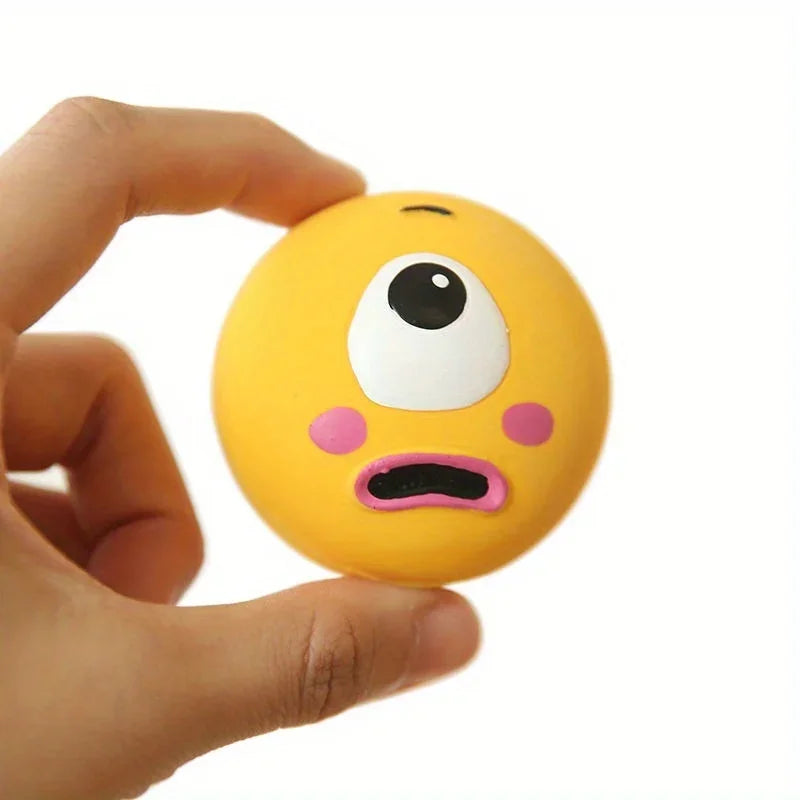 Squeaky Latex Eyeball Ball for Dogs