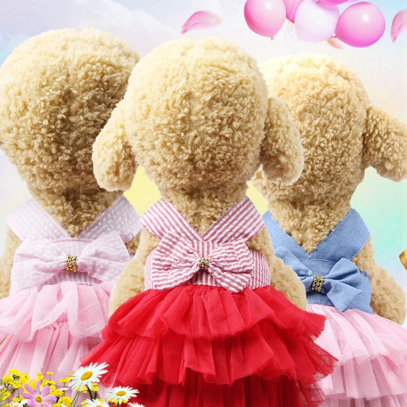 Lace Princess Dress for Small Dogs and Cats