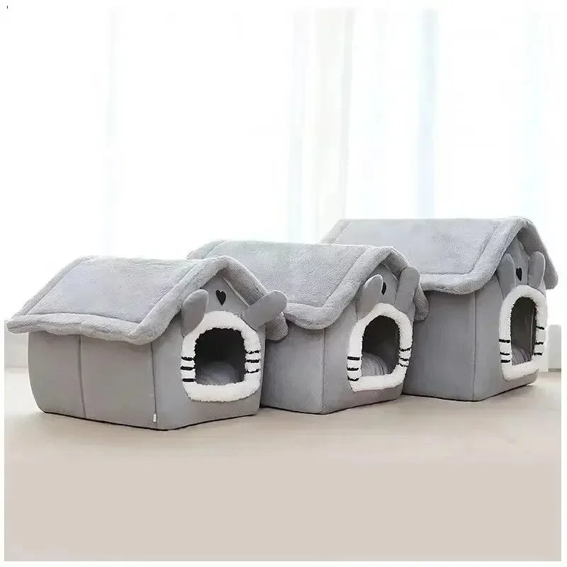 Soft Indoor Dog House Bed
