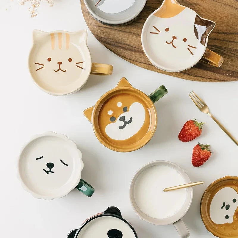 Animal Mug with Lid