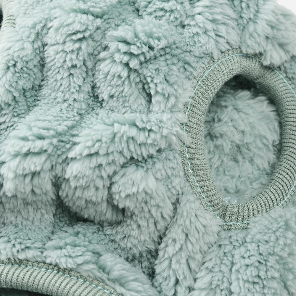 Cable Fleece Sweater with Crown Badge